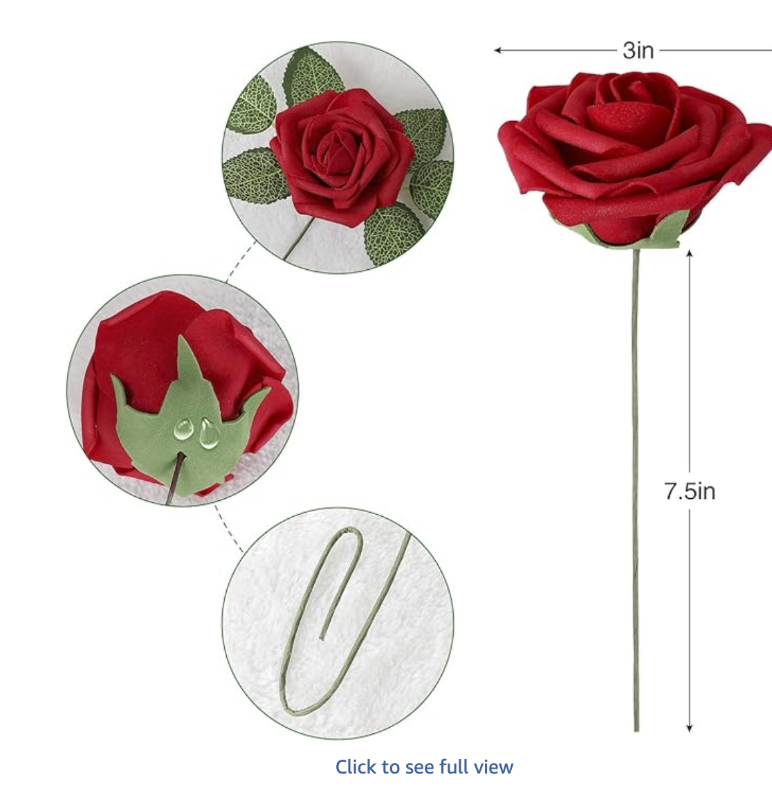 50PCS Rose
