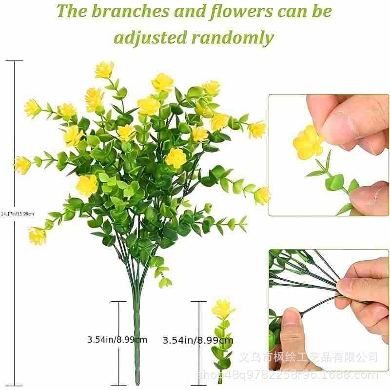 Eucalyptus & Camellia Bouquet Artificial Flower