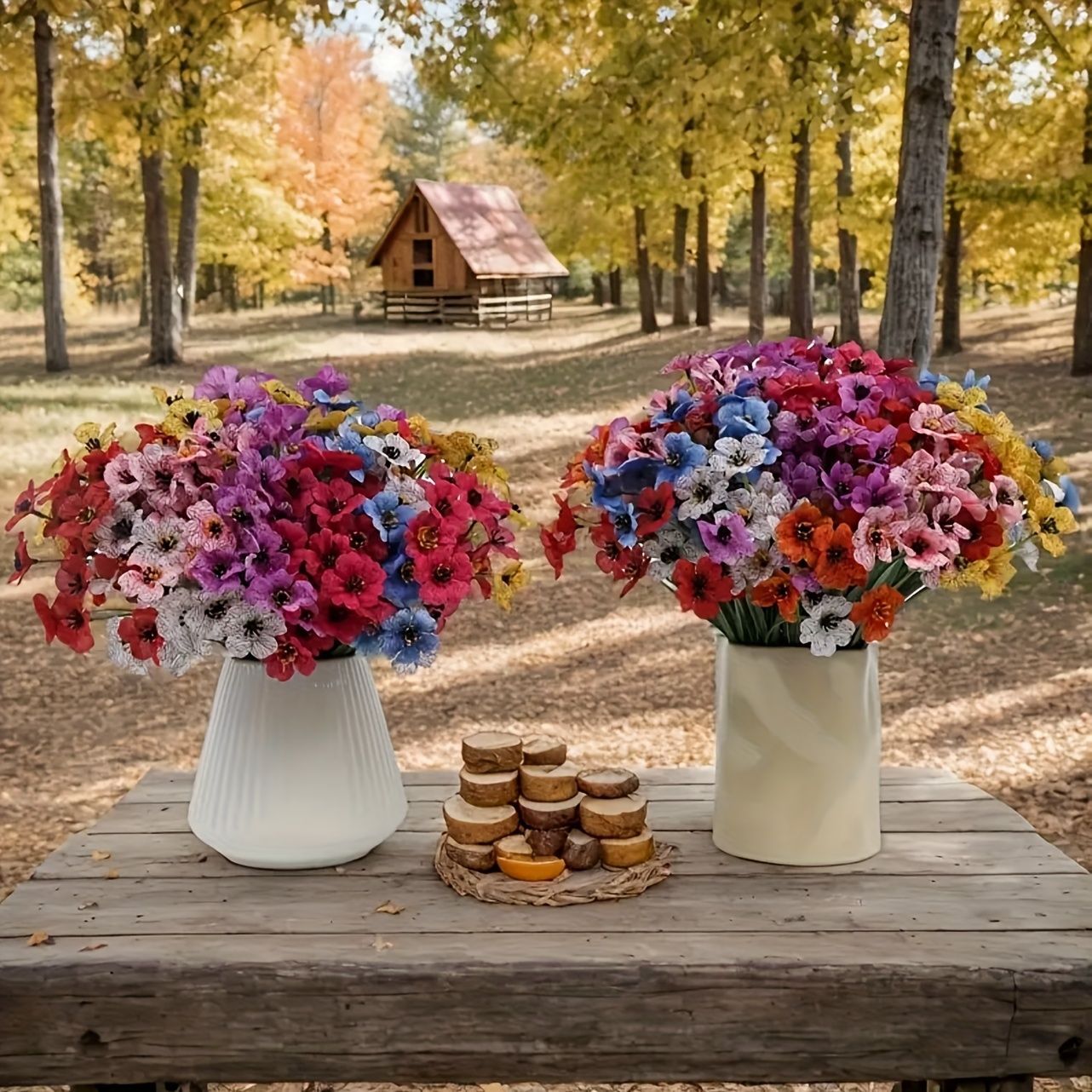 Violet Artificial Flowers