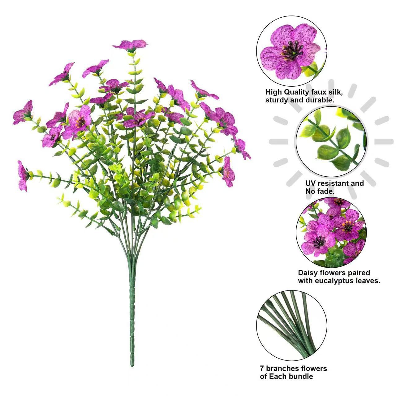 Violet Artificial Flowers