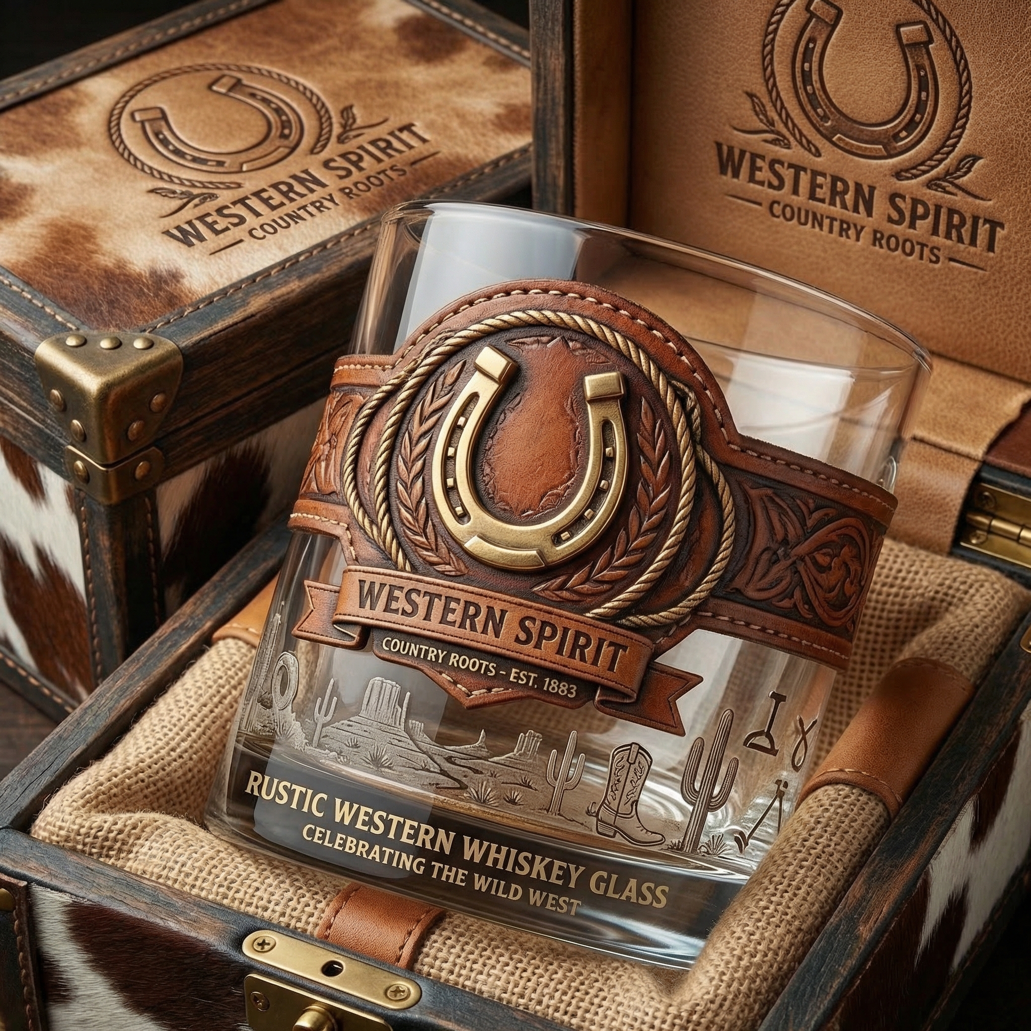 Western Spirit Heritage Collector Glass