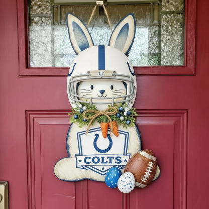 🐰🏈 Easter Football Bunny Door Hanger
