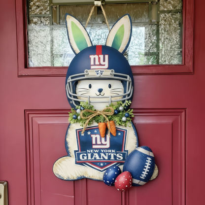 🐰🏈 Easter Football Bunny Door Hanger