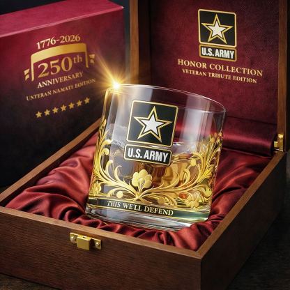 Patriot Tribute 250th Anniversary Glass