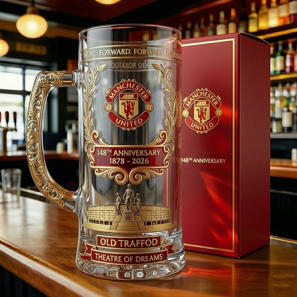 Theatre of Dreams 148th Anniversary Collector Glass 🍺