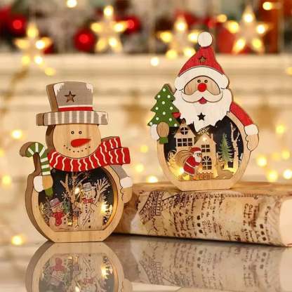 🎅Christmas Snowman & Santa Claus Night Light Decorations Indoor for Home Decor ,Christmas Decorations 2026