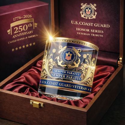 Patriot Tribute 250th Anniversary Glass