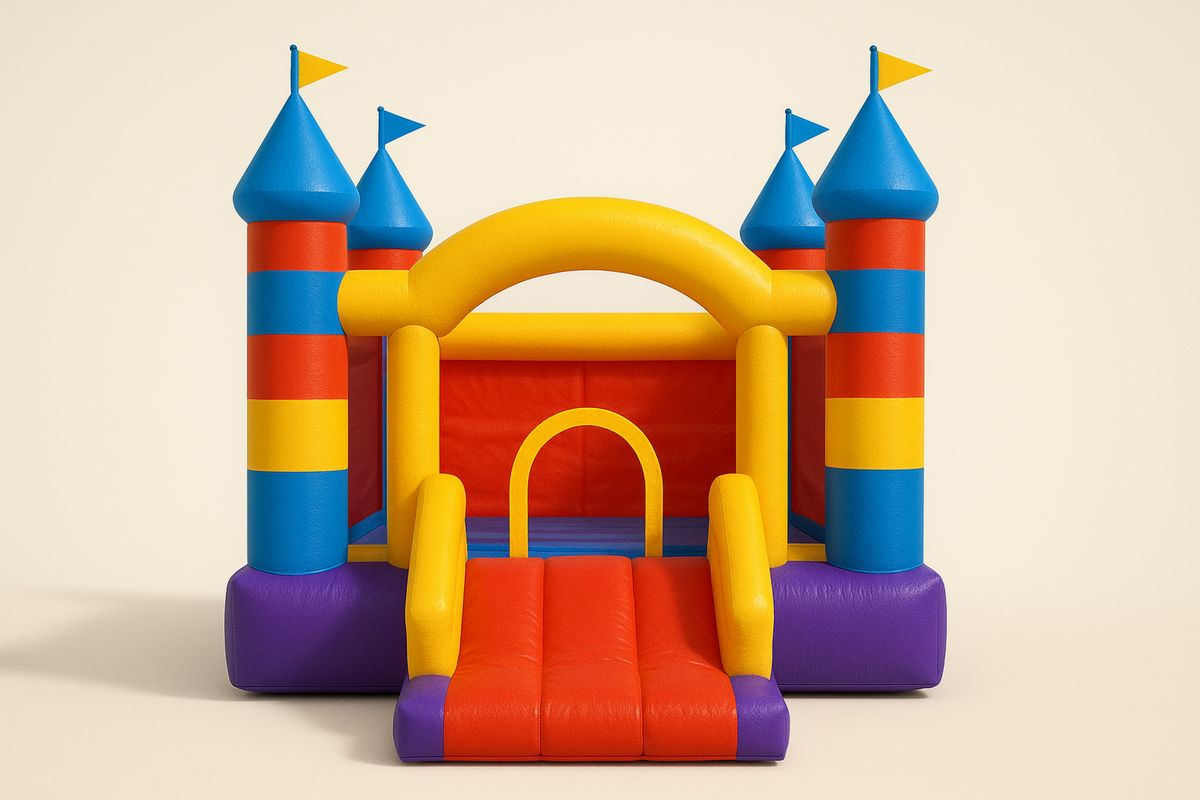 PVC-pomppulinna lapsille, 300x250x210 cm-Jardineterna