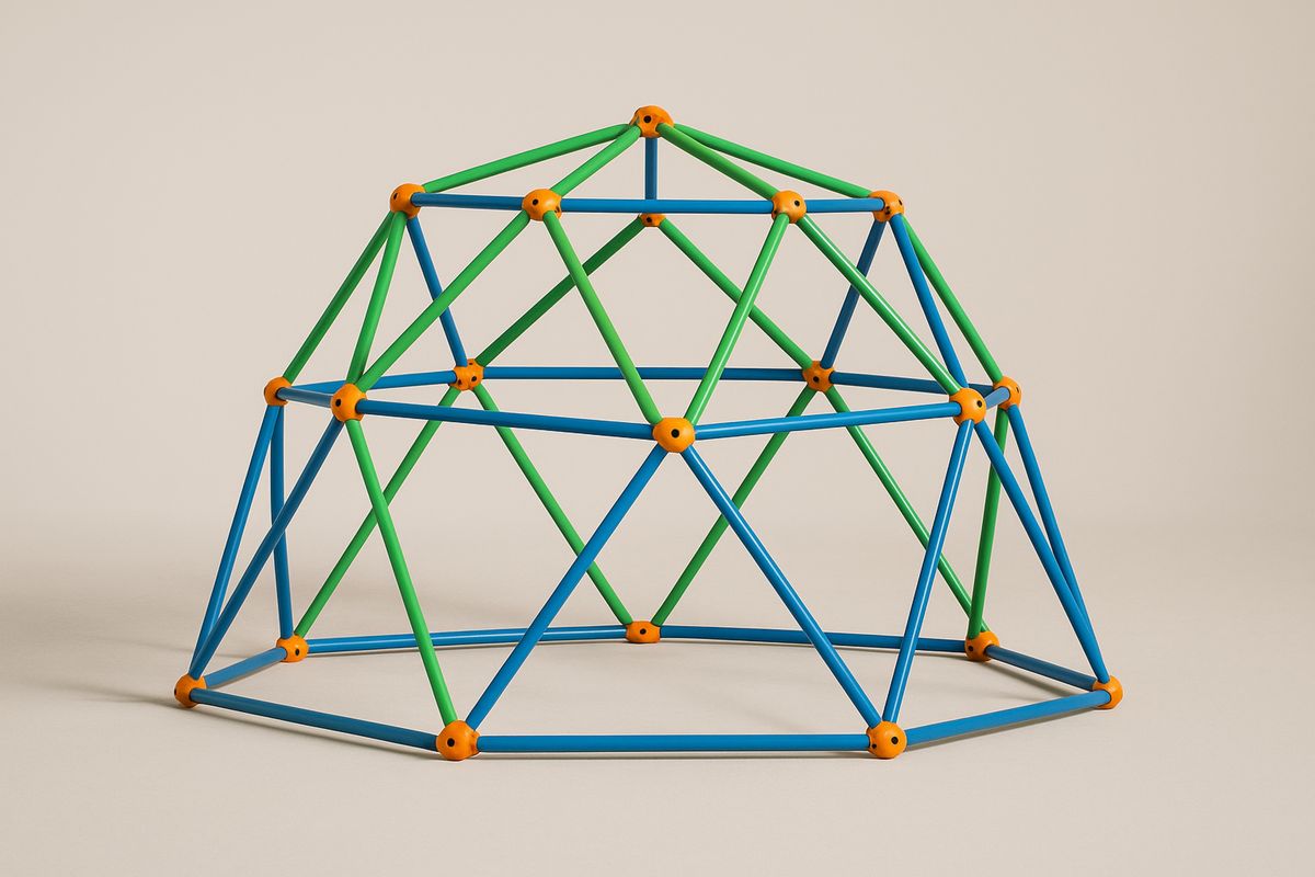 Leikkikupoli kiipeilyteline muovi 180 cm-Jardineterna