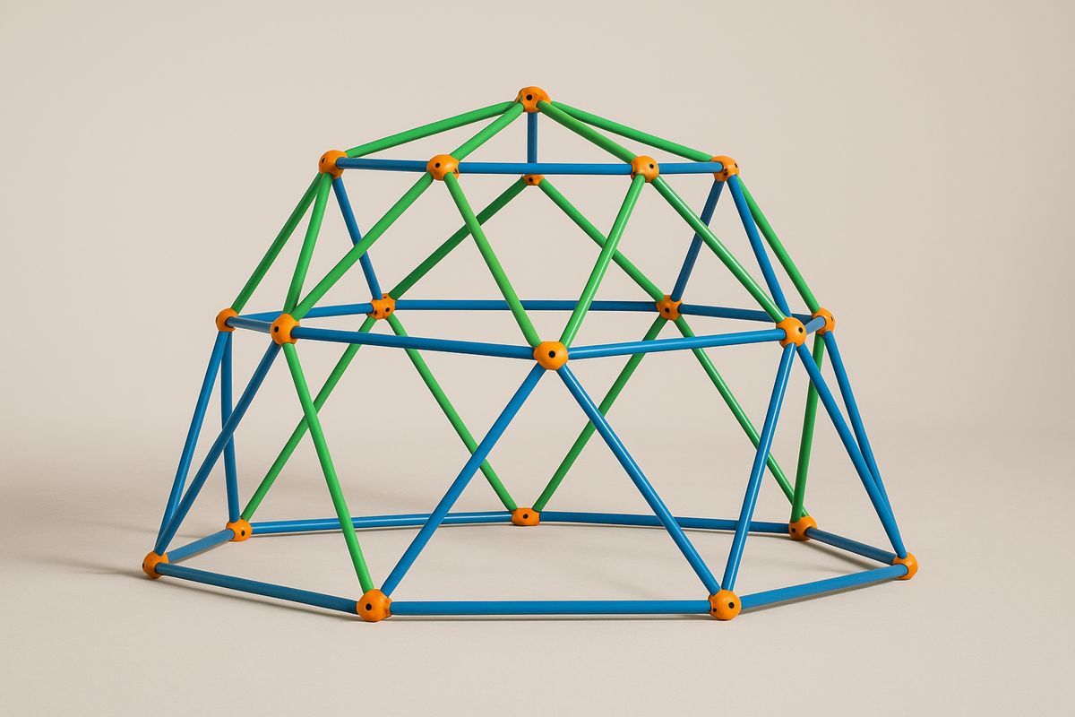 Leikkikupoli kiipeilyteline muovi 180 cm-Jardineterna