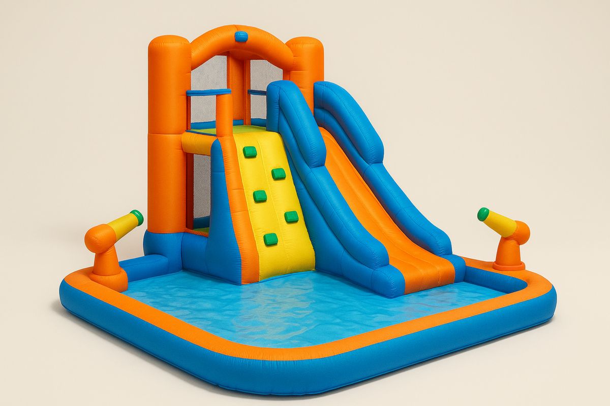 PVC Lasten Vesileikkipuisto 365x320x270cm-Jardineterna