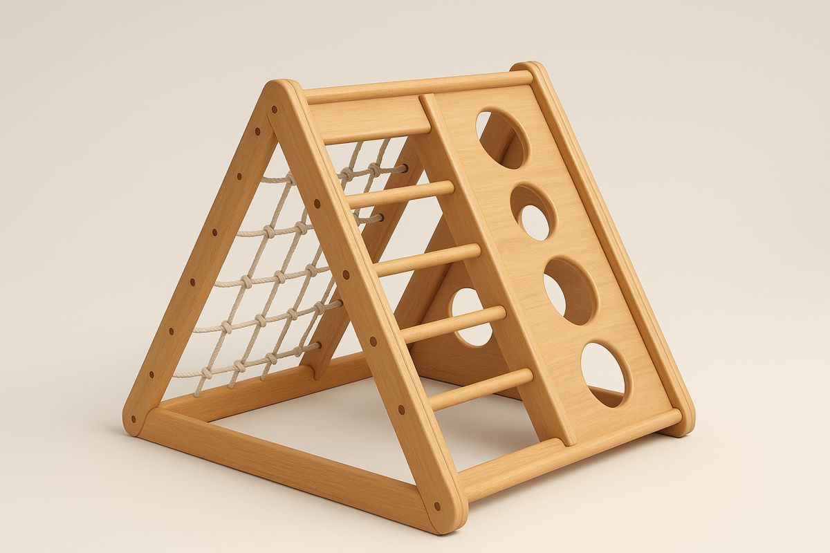 Lasten kiipeilyteline puu vaalea-Jardineterna