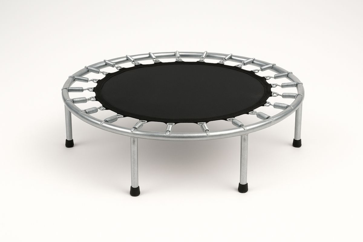 Trampoliini musta galvanoitu teräsrunko halk 100 cm-Jardineterna