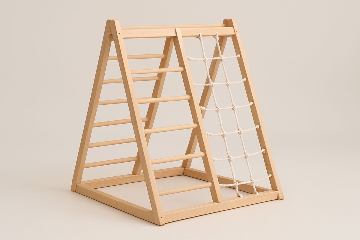 Lasten kiipeilyteline mänty ja puuvillaköysi-Jardineterna