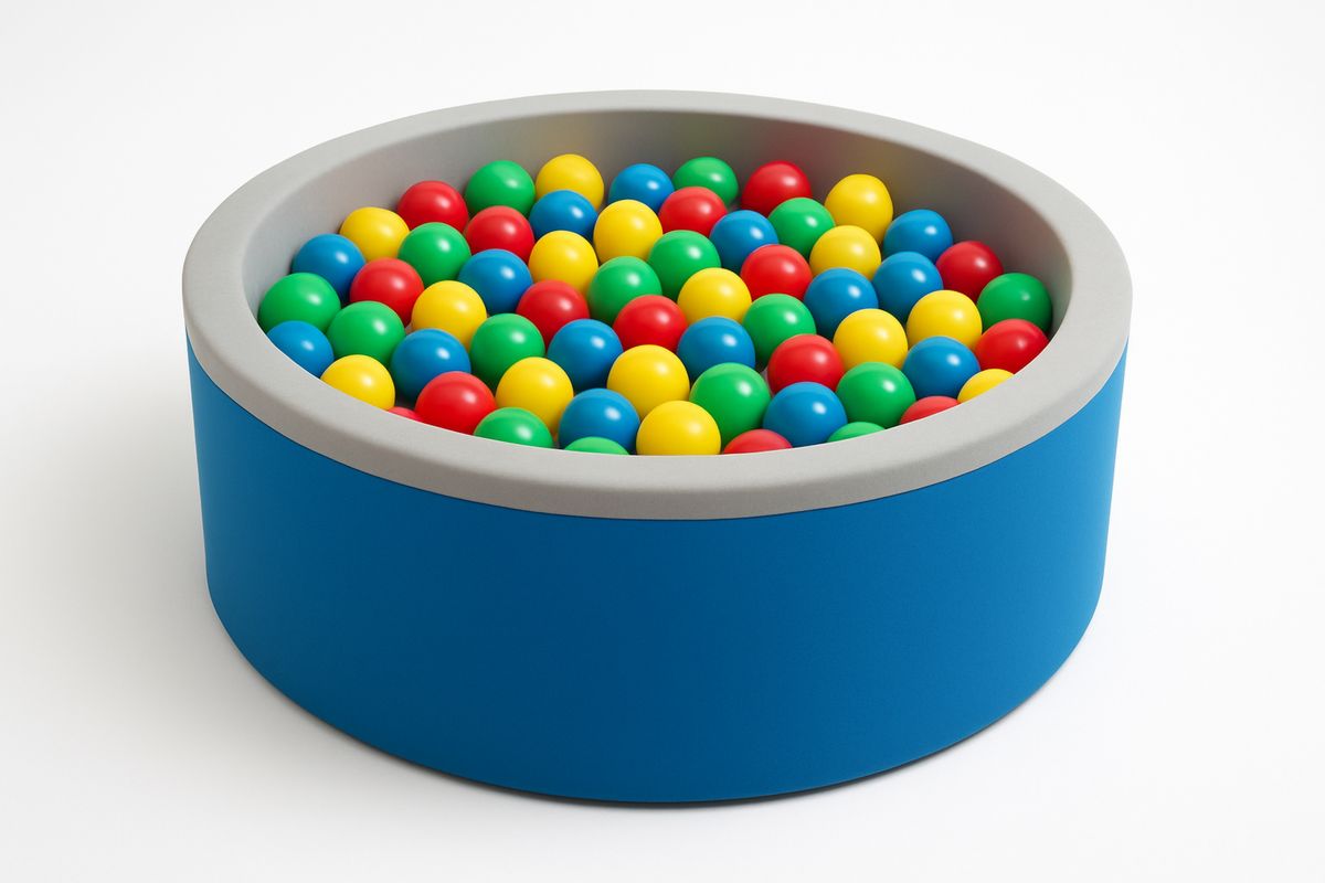 Lasten pyöreä pallomeri Ø90 cm, 200 palloa-Jardineterna