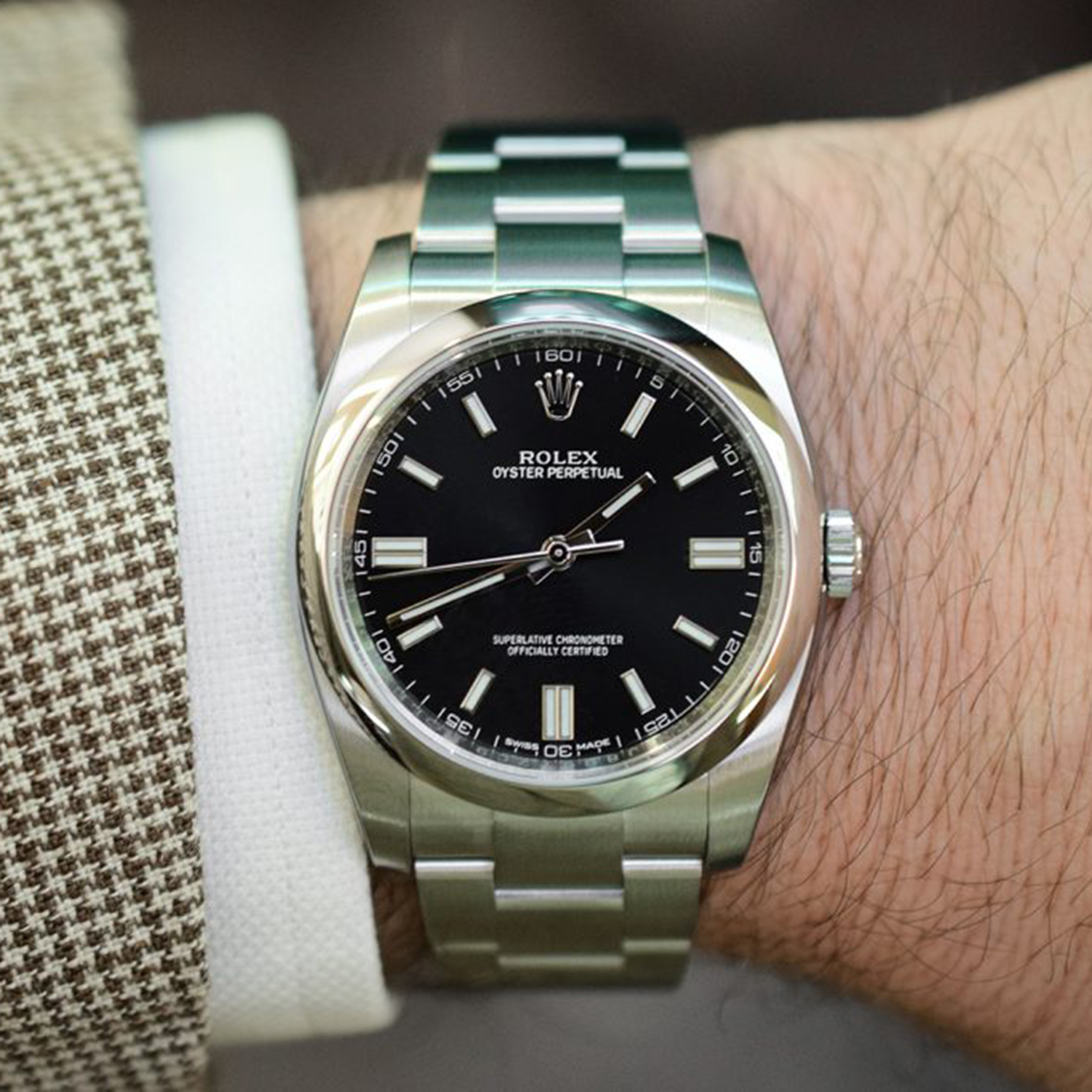 Explorer Black Dial 39mm