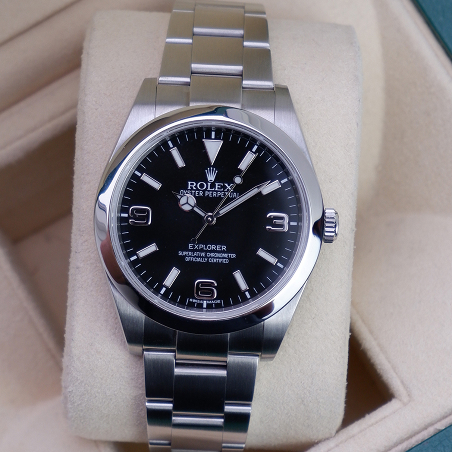 Explorer Black Dial 39mm