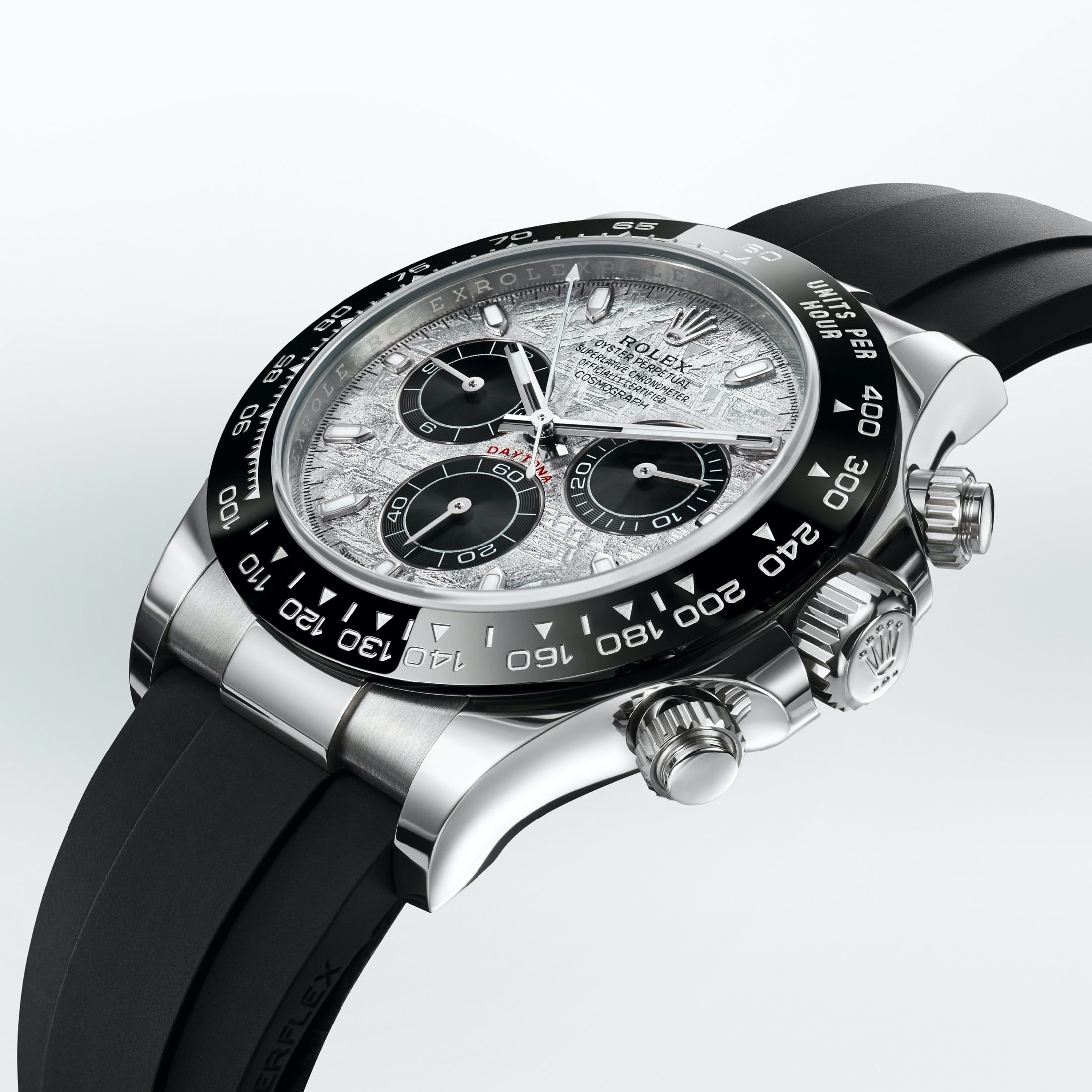 Cosmograph Daytona 116519LN White Gold Meteorite Dial