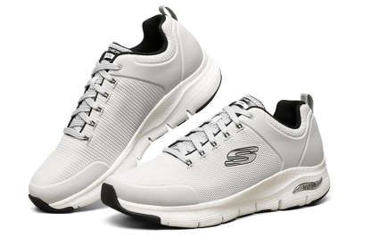 Skecththers Arch Fit Low-Top Grey 'Light Gray Black' 232200-LGBK