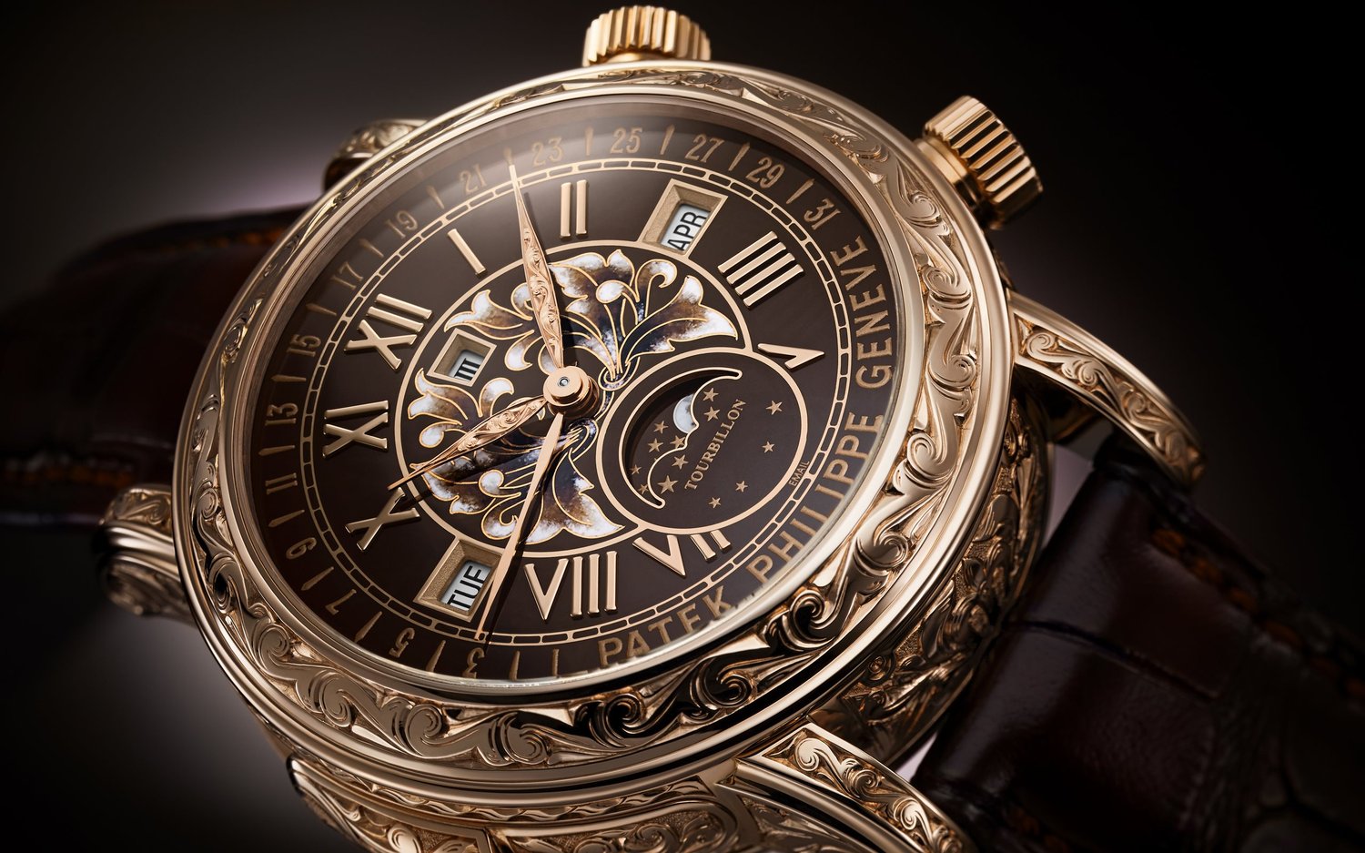 Patthtek Philithtppe Grand Complications Brown Dial Watch 6002R-001