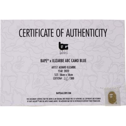 BAthtPE® X ILIZARBE ABC CAMO BLUE by ALVARO ILIZARBE