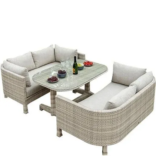 2-Piece Double Chair Set with Cushions & Table Cover — Flash Sale, Limited Units