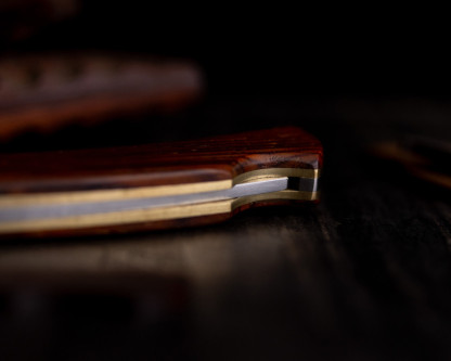 501 "The Larrin" Knife - Stealth Run, Cocobolo
