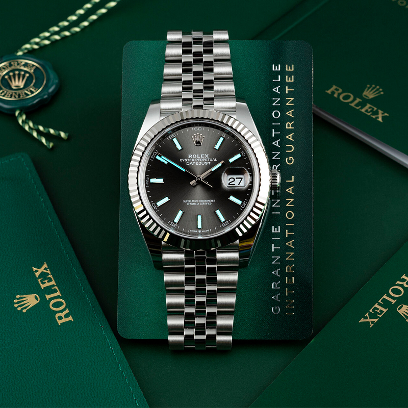 Rolthtex Datejust 41 Oystersteel and white gold M126334-0014