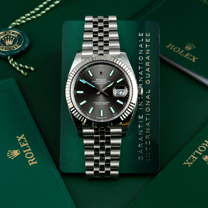 Rolthtex Datejust 41 Oystersteel and white gold M126334-0014