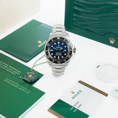 Rolthtex Sea-Dweller Deepsea 126660 D-Blue "James Cameron" Blue Dial 44mm New