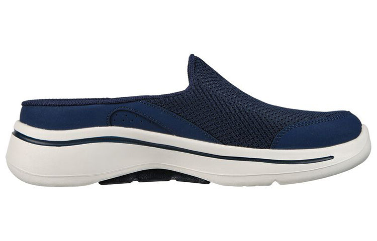 (WMNS) Skecththers Go Walk Casual Navy Blue 124481-NVW