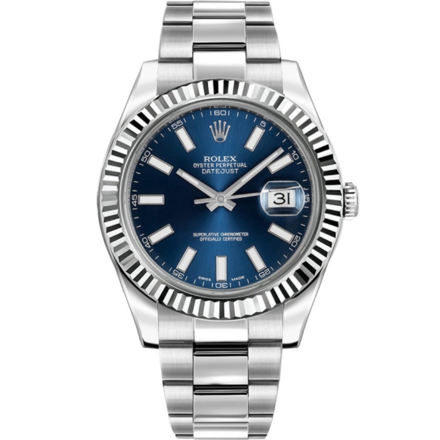 Datejust II 41 Blue Dial Men's Watch 116334