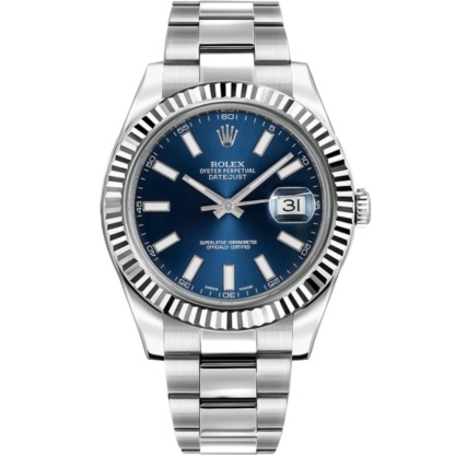 Datejust II 41 Blue Dial Men's Watch 116334