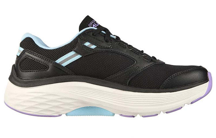 (WMNS) Skecththers Max Cushioning Arch Fit Low-Top Running Shoes Black 128301-BKAQ