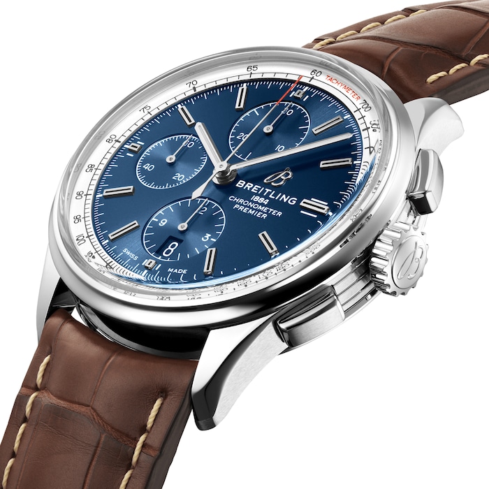 BREITthtLING Premier Chronograph 42 Stainless Steel Watch A13315351C1P1