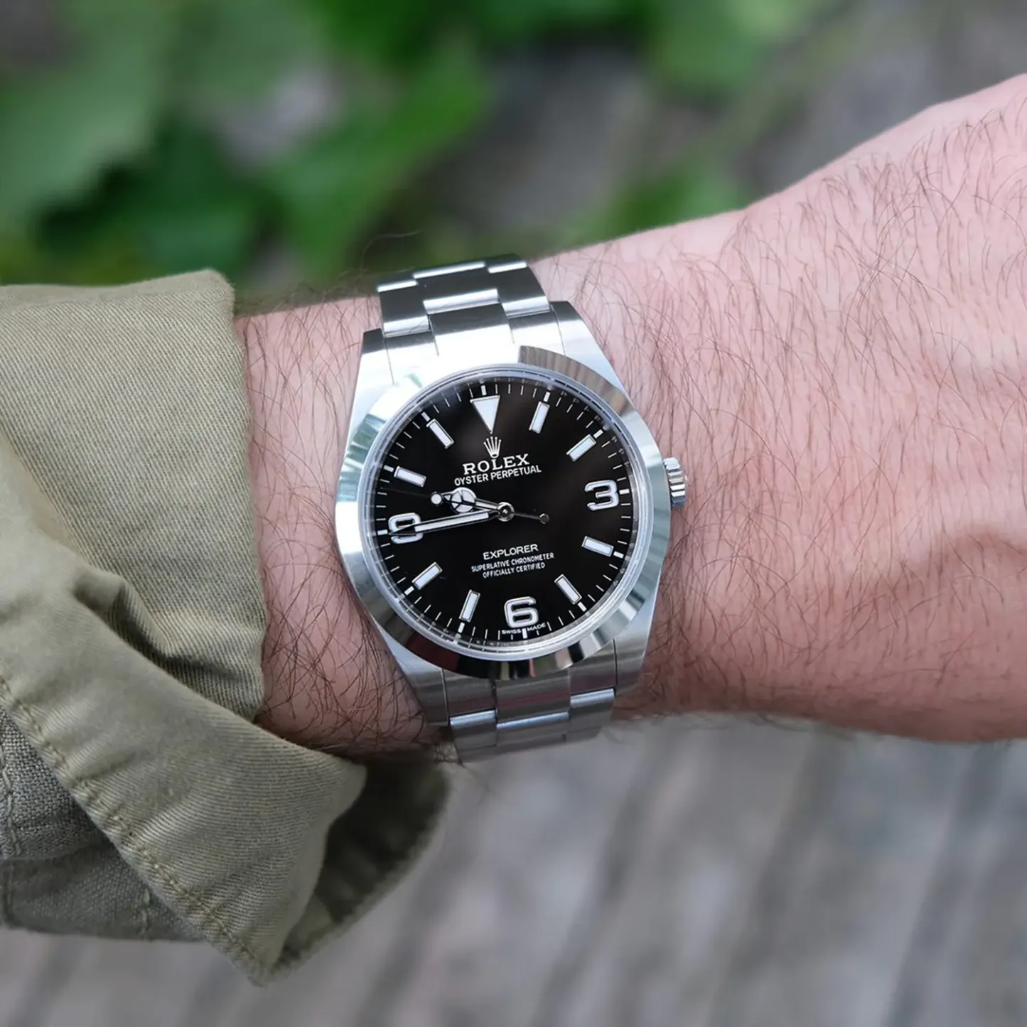 Explorer Black Dial 39mm