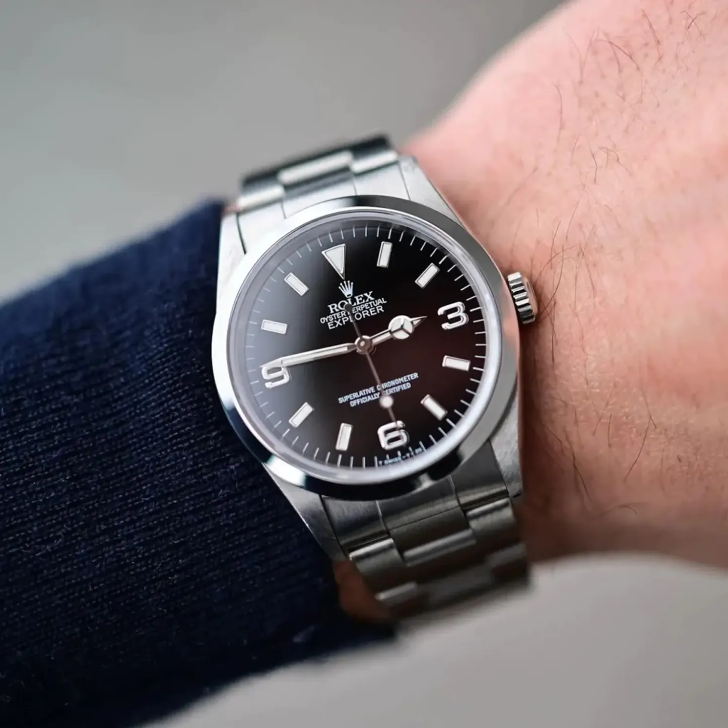 Explorer Black Dial 39mm