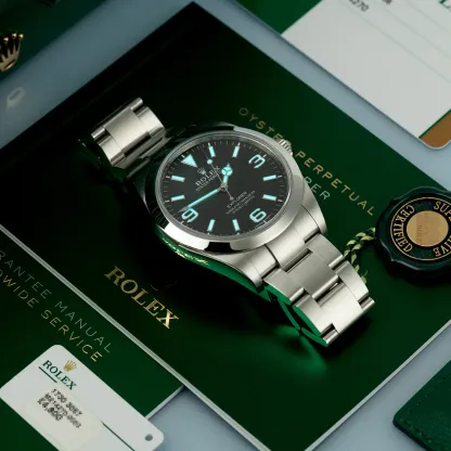 Explorer Black Dial 39mm