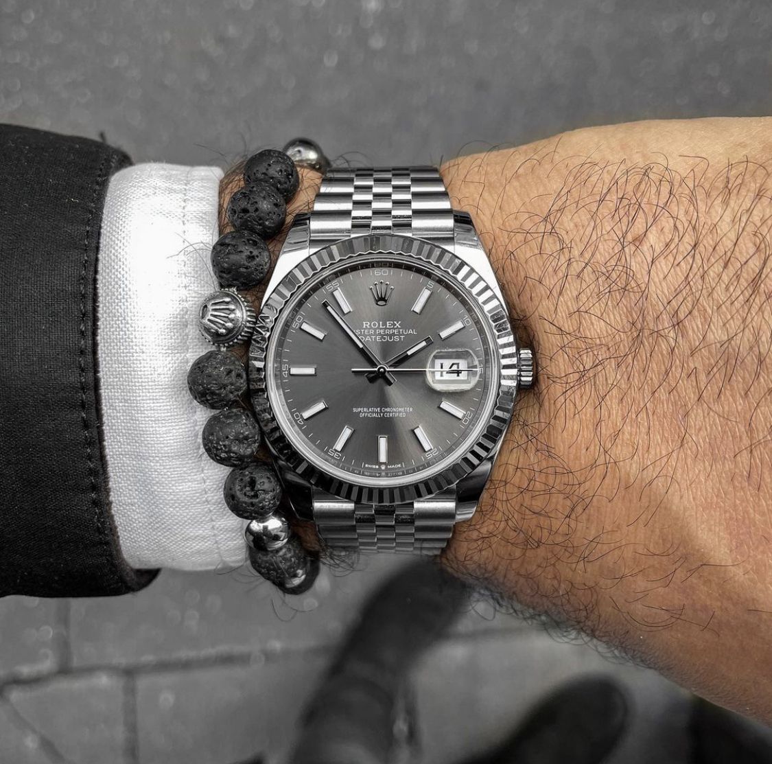 Rolthtex Datejust 41 Oystersteel and white gold M126334-0014