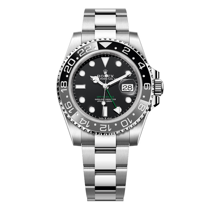 GMT-Masterl Oyster,40 mm, OystersteelReference 126710GRNR-New watches 2024