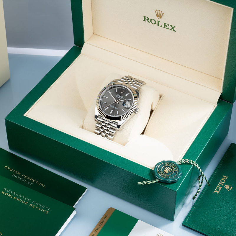 Rolthtex Datejust 41 Oystersteel and white gold M126334-0014