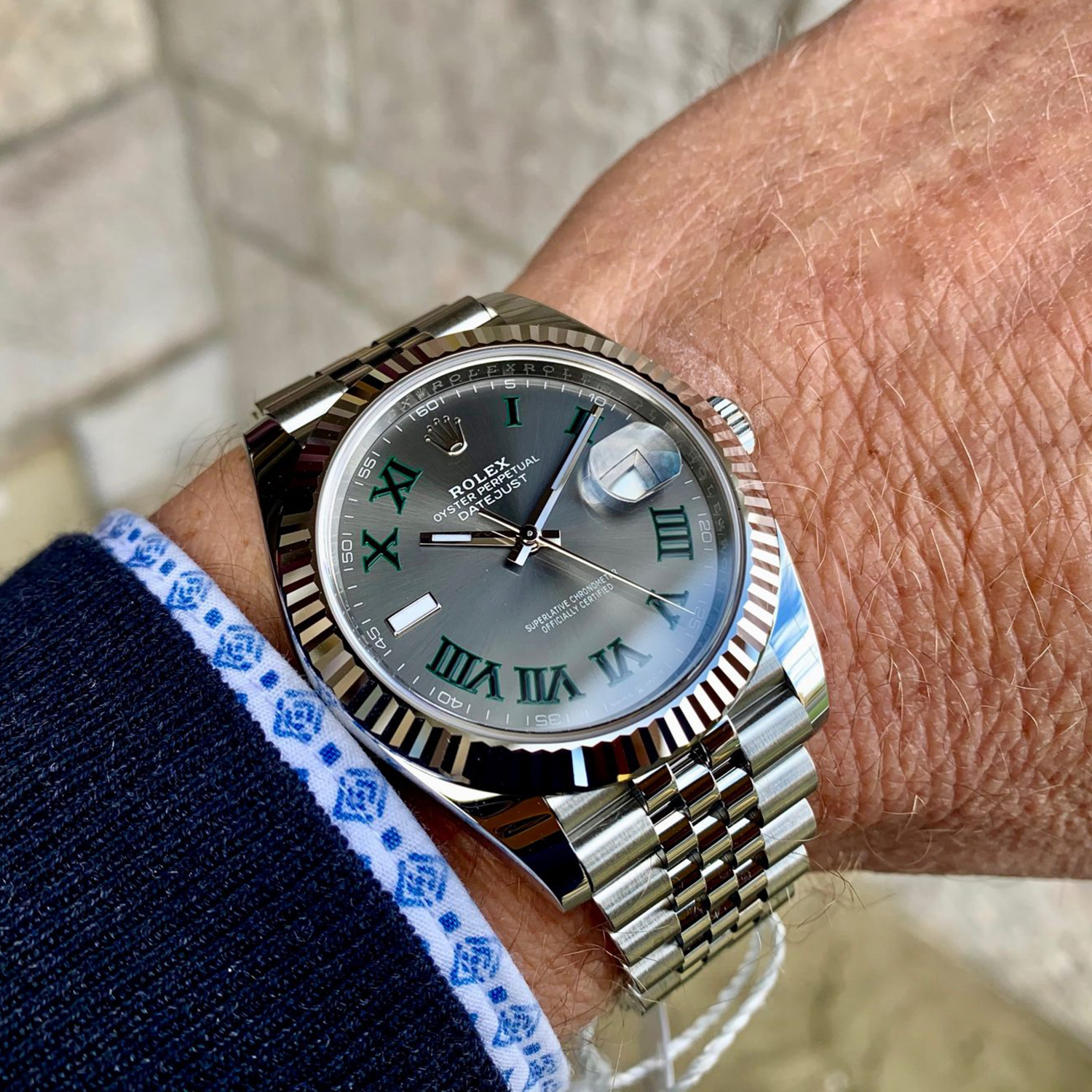 Rolthtex Datejust 41 Oystersteel and yellow gold Wimbledon - M126333-0020/126333-0019 Brand Unworn