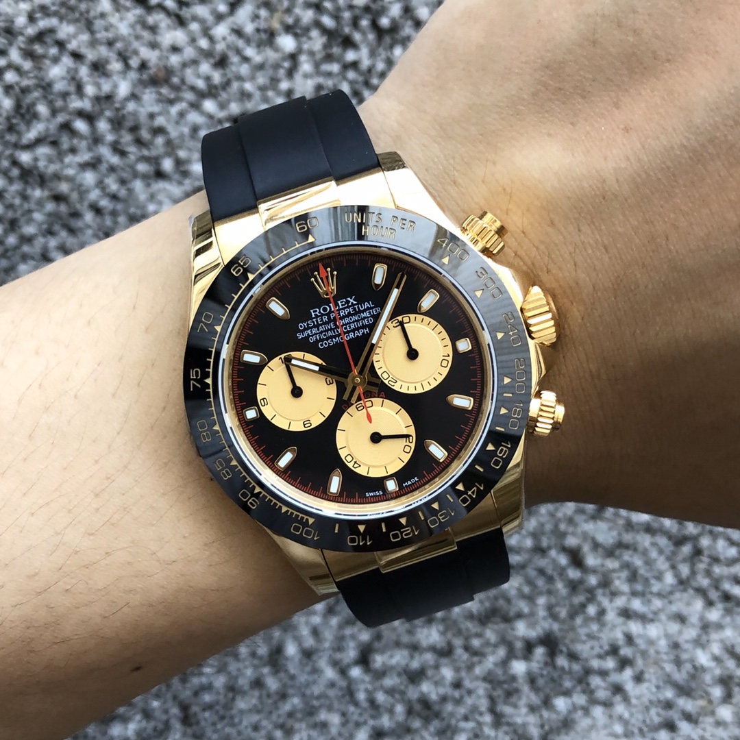 Daytona Yellow Gold Oysterflex 40mm