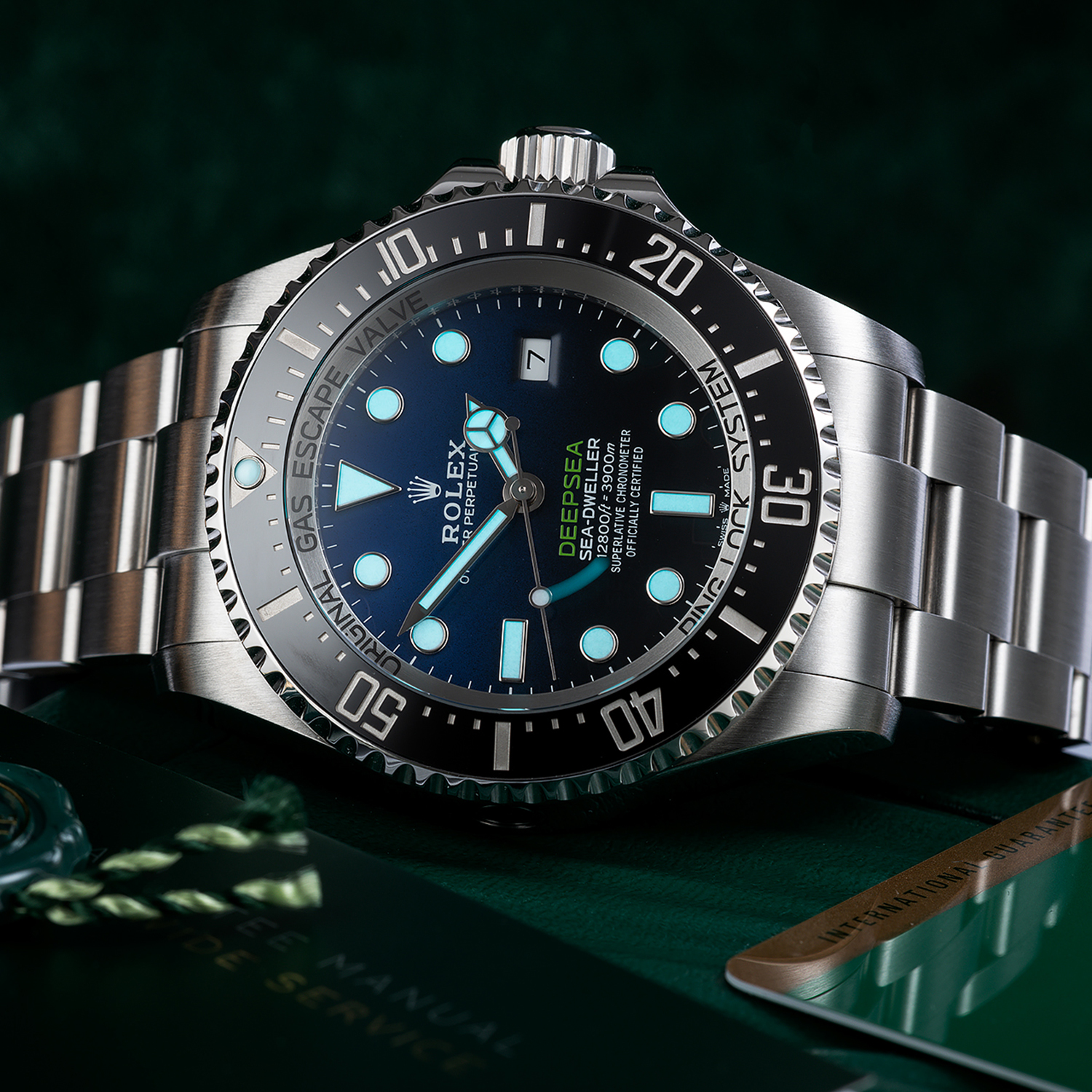 Rolthtex Sea-Dweller Deepsea 126660 D-Blue "James Cameron" Blue Dial 44mm New
