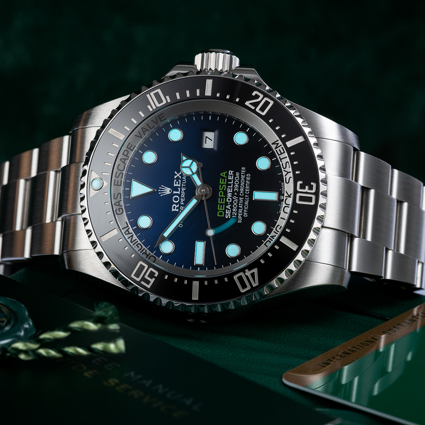 Rolthtex Sea-Dweller Deepsea 126660 D-Blue "James Cameron" Blue Dial 44mm New