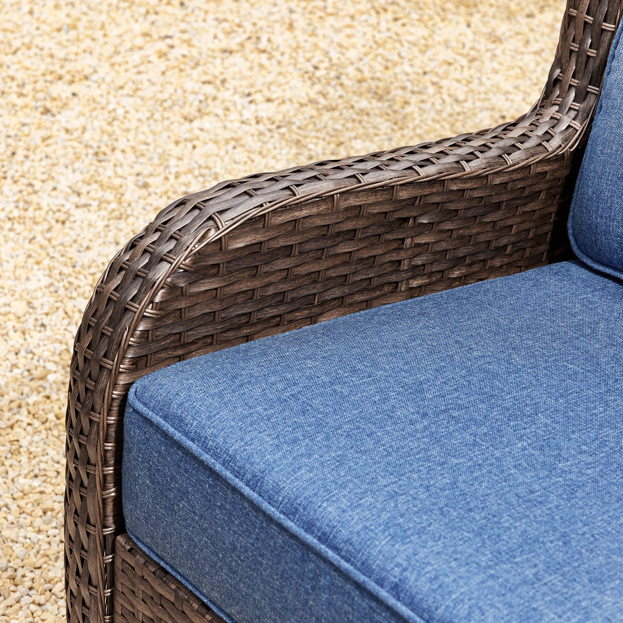 Hawthorne 5 Seater Patio Rattan Sofa Set with Swivel Chairs