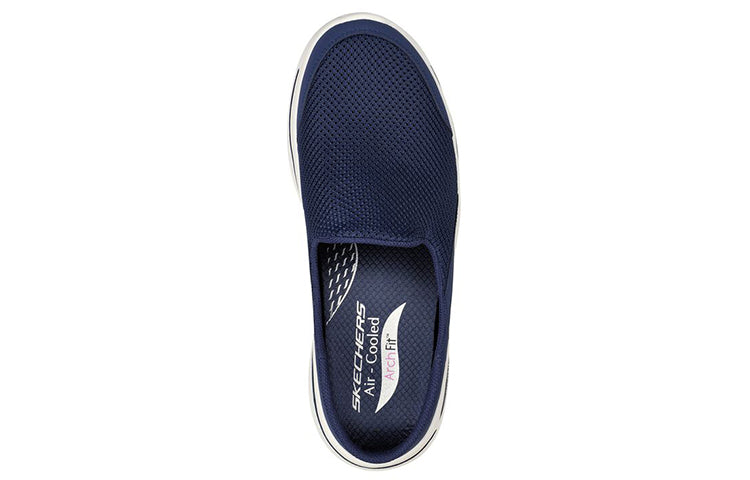 (WMNS) Skecththers Go Walk Casual Navy Blue 124481-NVW