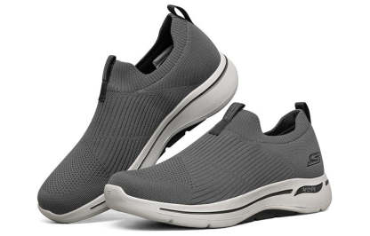 Skecththers Go Walk Arch Fit Low-Top Grey 'Black' 216118-CCBK