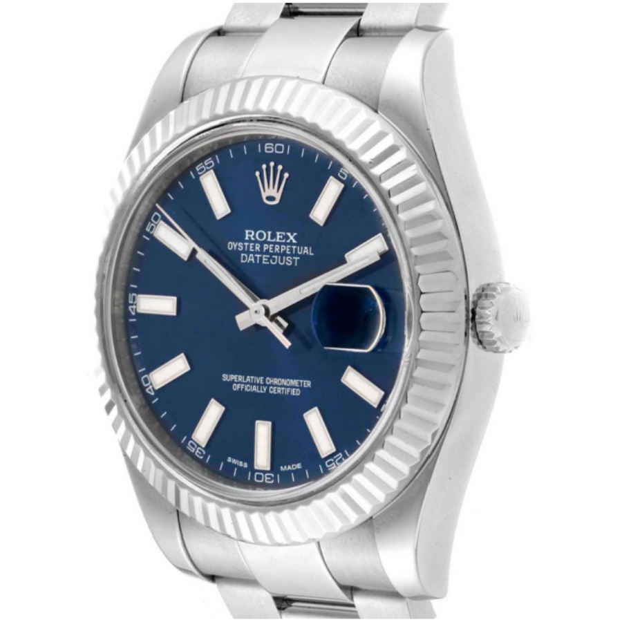 Datejust II 41 Blue Dial Men's Watch 116334