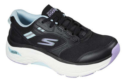 (WMNS) Skecththers Max Cushioning Arch Fit Low-Top Running Shoes Black 128301-BKAQ